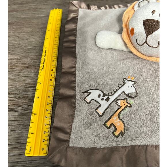 Small Wonders Safari Lion Plush Lovey - Picture 6 of 6